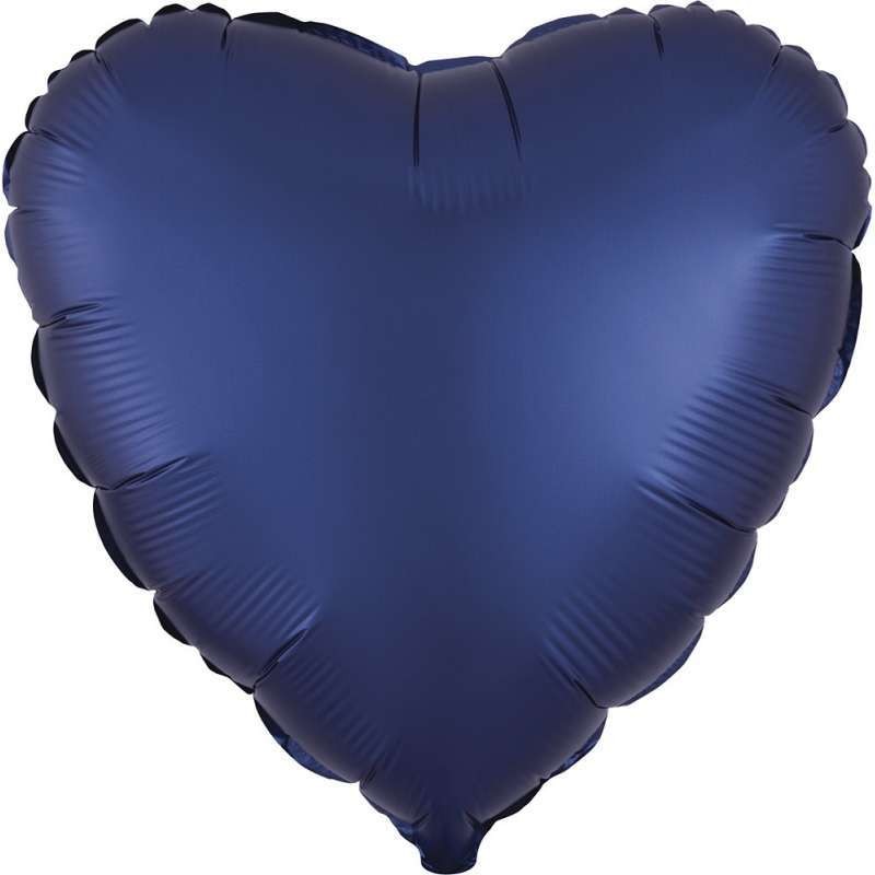 Foil cuore navy