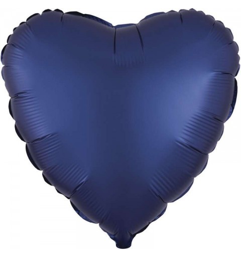 Foil cuore navy