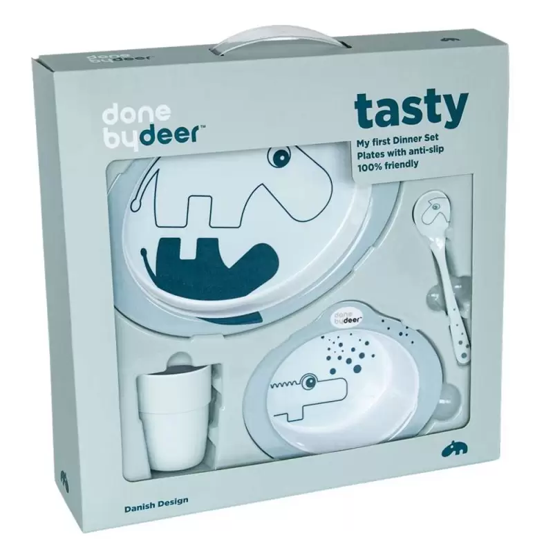 Set pappa bambini Zebee e Croco