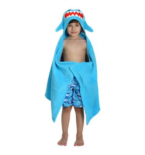 Asciugamano squalo con cappuccio