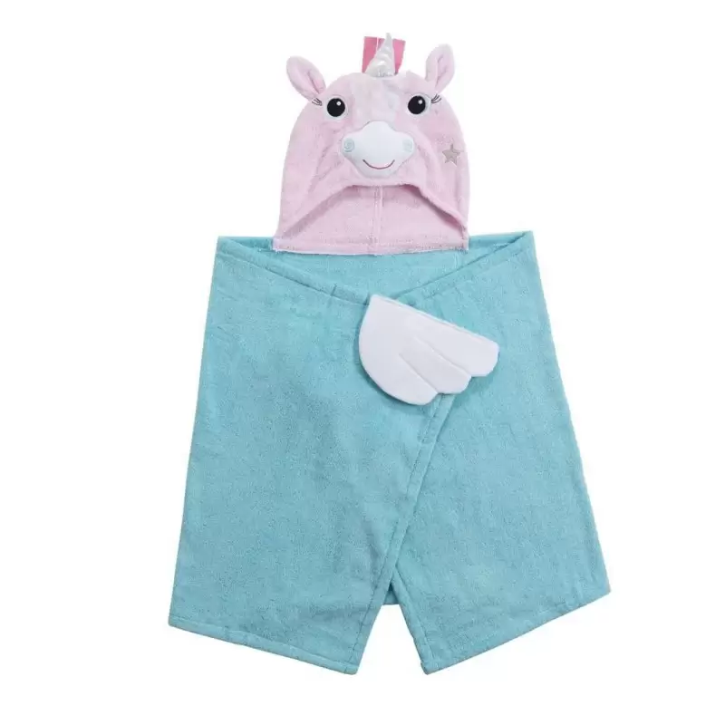 Asciugamano unicorno con cappuccio