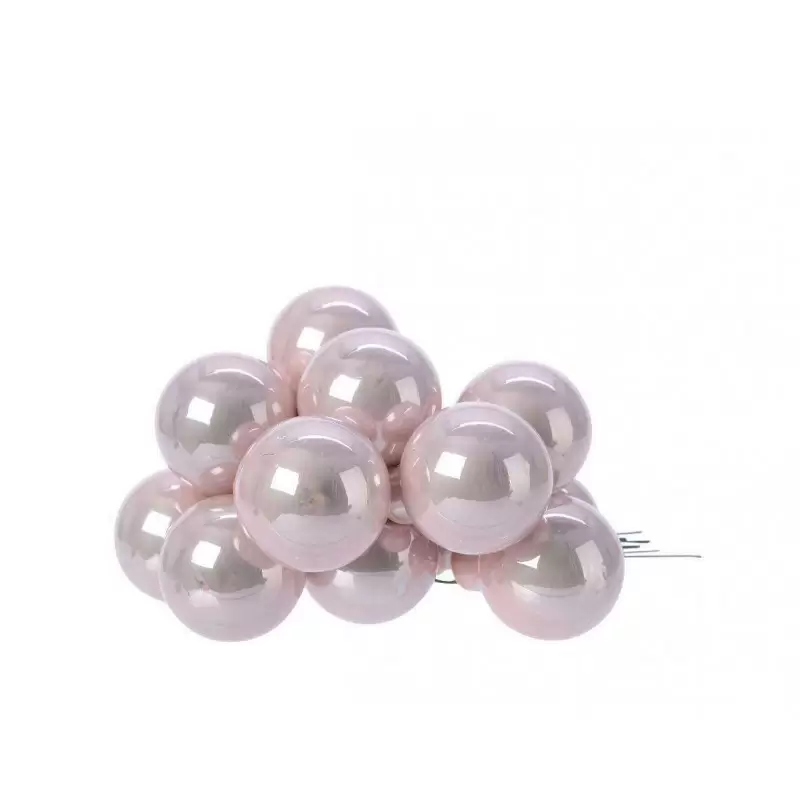 Palline rosa chiaro lucide