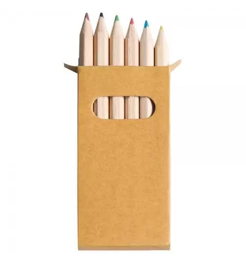 Astuccio 6 mini pastelli