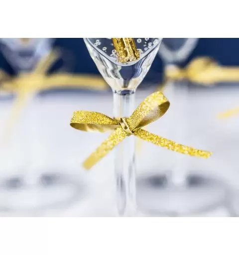 Nastrino oro glitter