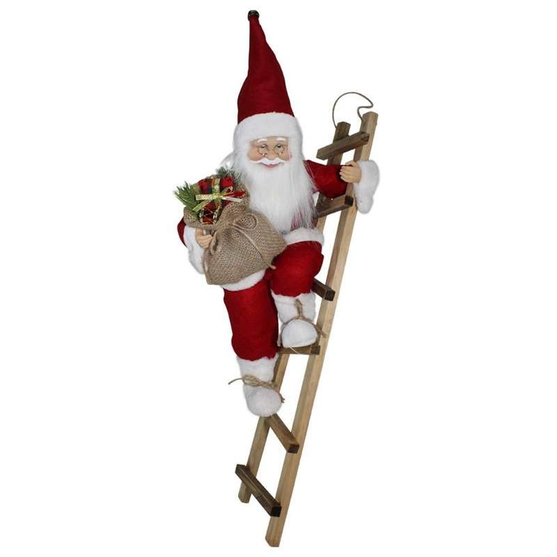 Babbo Natale su scala
