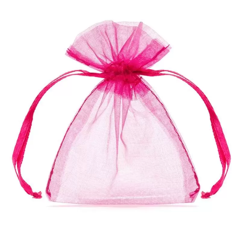 Sacchetti fuxia organza