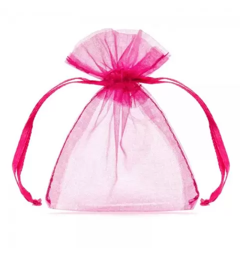 Sacchetti fuxia organza