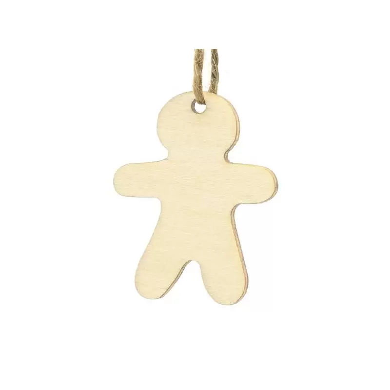Gift tags natalizi di legno