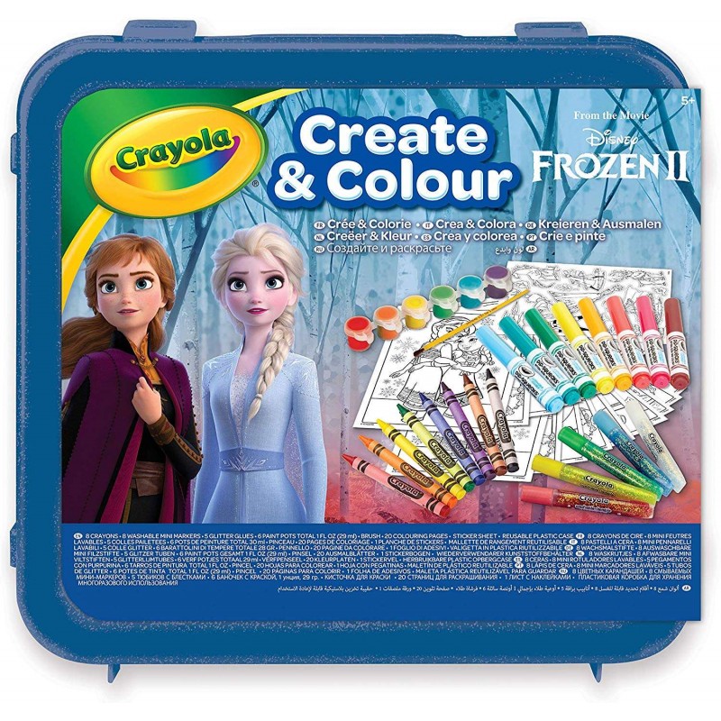 Valigetta Frozen 2 crea & colora Crayola