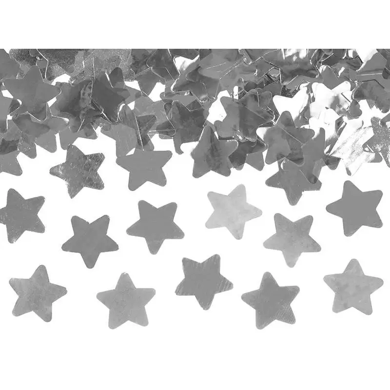 Tubo sparacoriandoli stars silver stelle