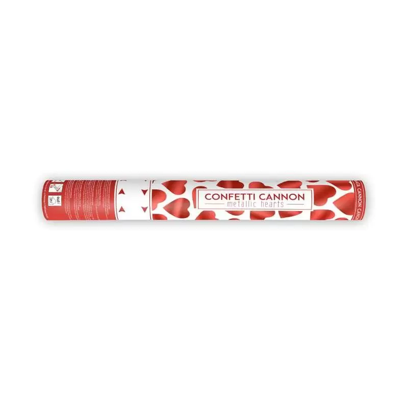 Tubo spara cuori rossi