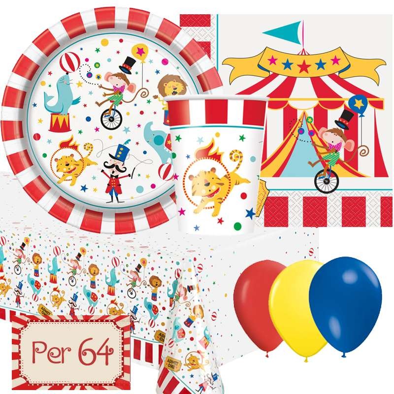 Kit n.4 circo new compleanno