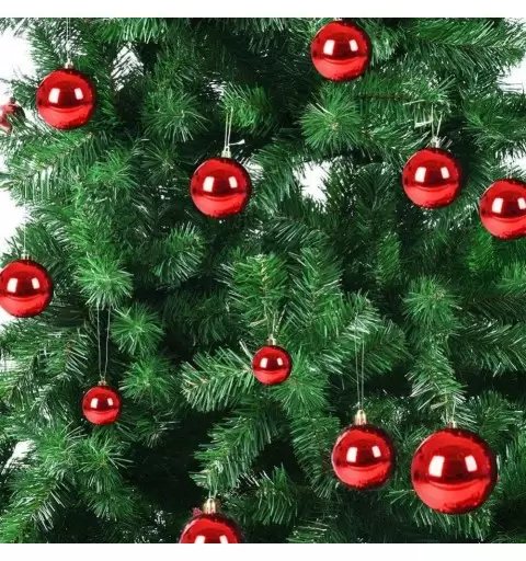 Albero di Natale rosso e oro