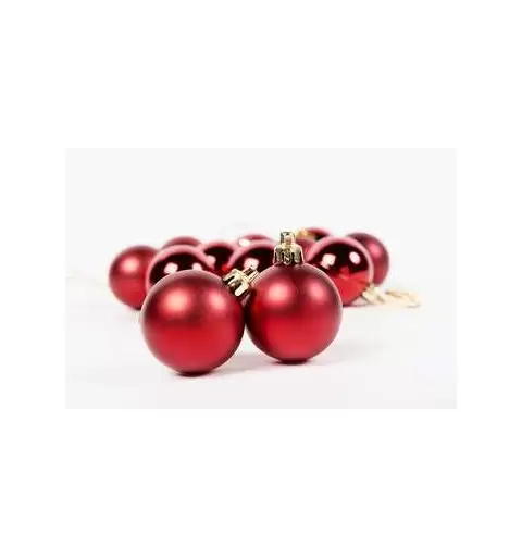 Albero di Natale rosso e oro
