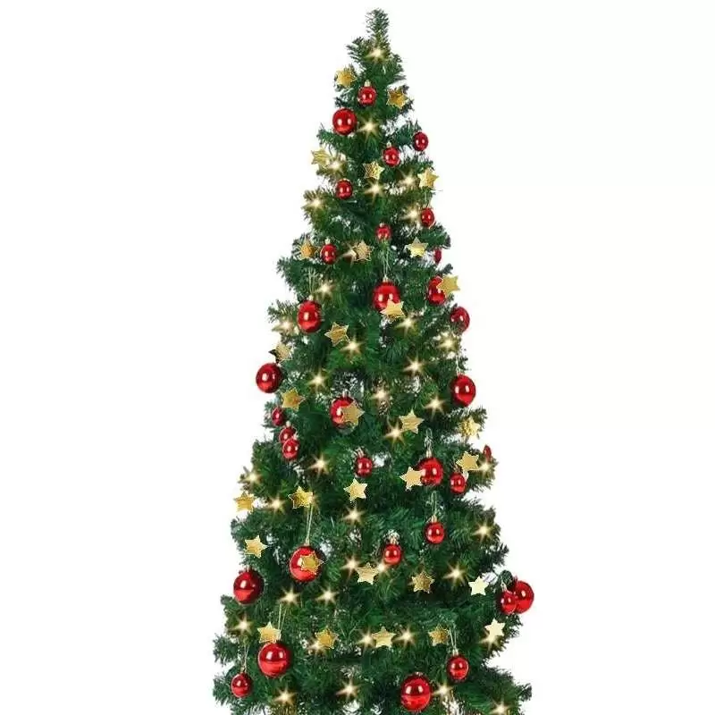 Albero di Natale rosso e oro