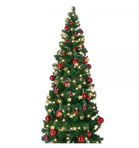 Albero di Natale rosso e oro