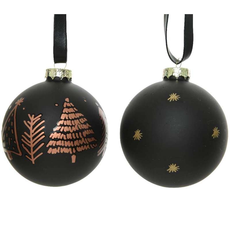 Palline nere e oro