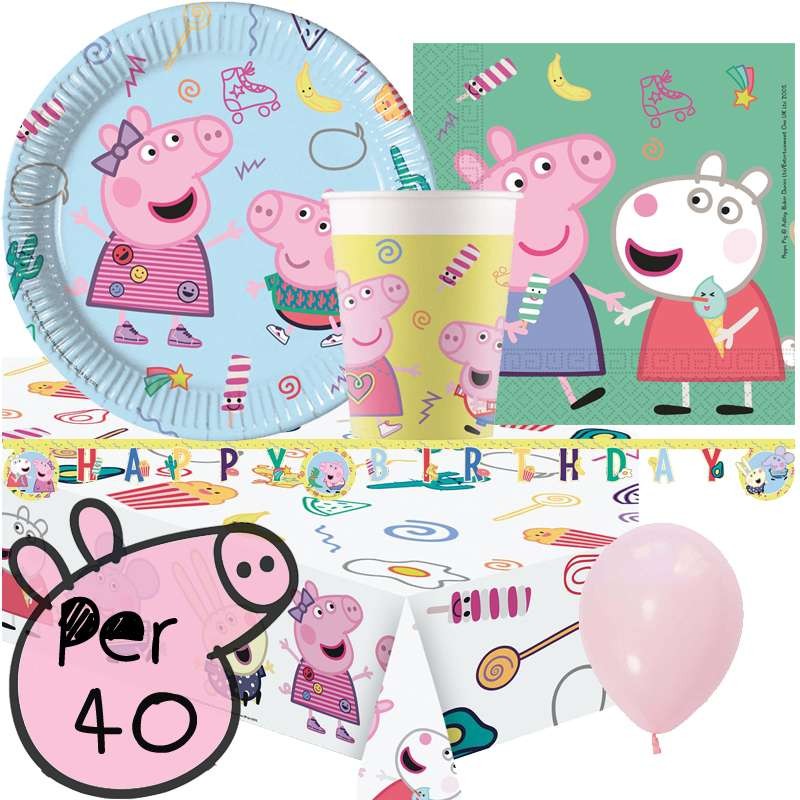 KIT PARTY COMPLEANNO PEPPA PIG