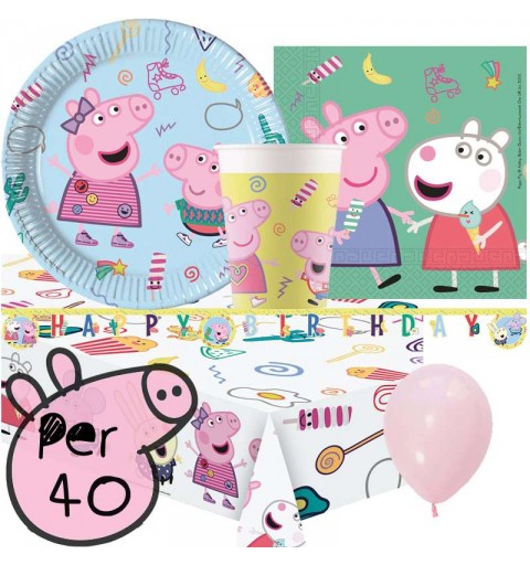 KIT PARTY COMPLEANNO PEPPA PIG