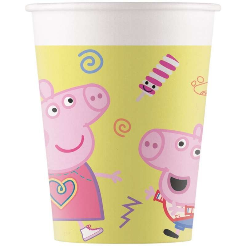 KIT N.24 PEPPA PIG NEW - CON CANDELINA COMPLEANNO