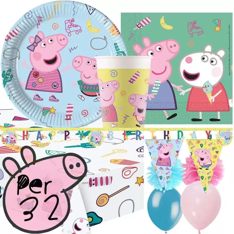 KIT N 46 - PEPPA PIG COORDINATO TAVOLA
