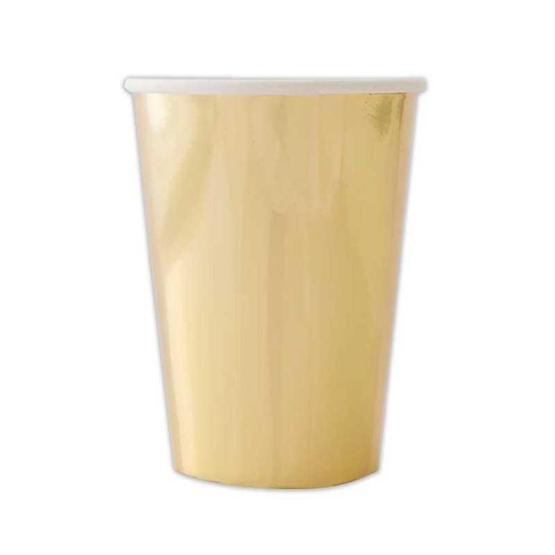 Bicchieri oro metal