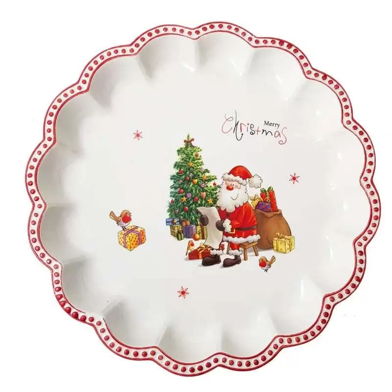 Piatto Babbo Natale