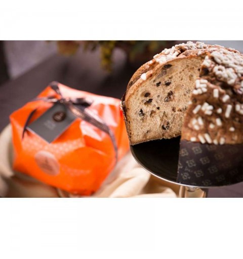 Panettone da regalare a Natale con scatola di velluto tonda
