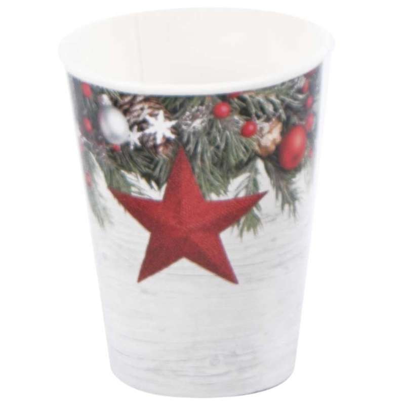 Bicchieri Natale Shabby chic