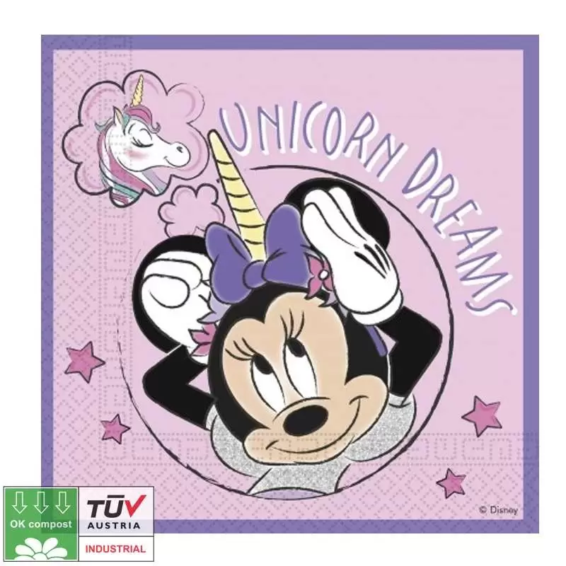 Tovaglioli Minnie unicorno