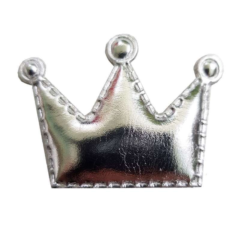 Corona morbida argento decorazioni