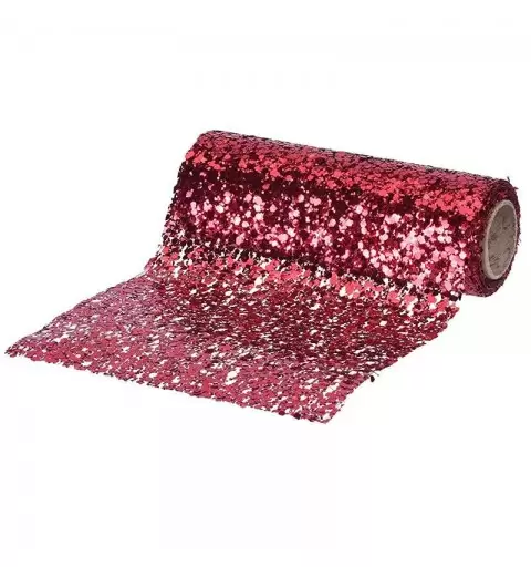 ﻿Rotolo di paillettes rosso