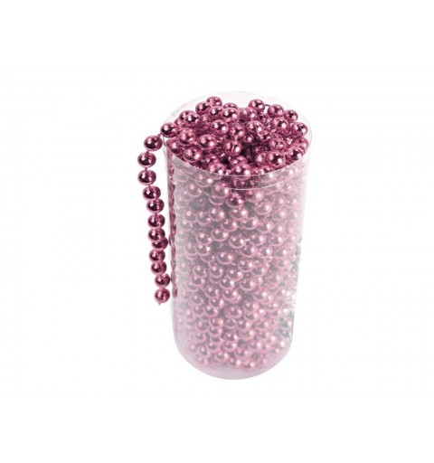 Filo di perle rosa albero di Natale