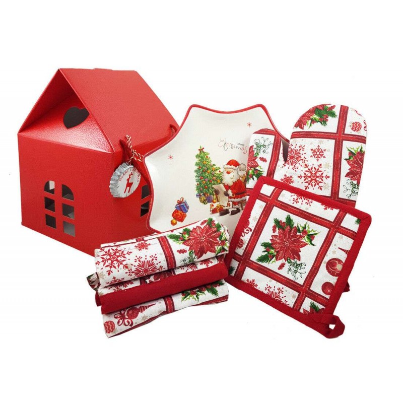 Idea regalo con scatola casetta rossa