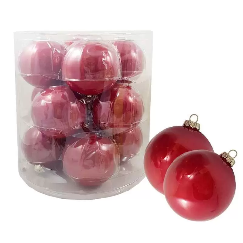 Palline rosse 10 cm