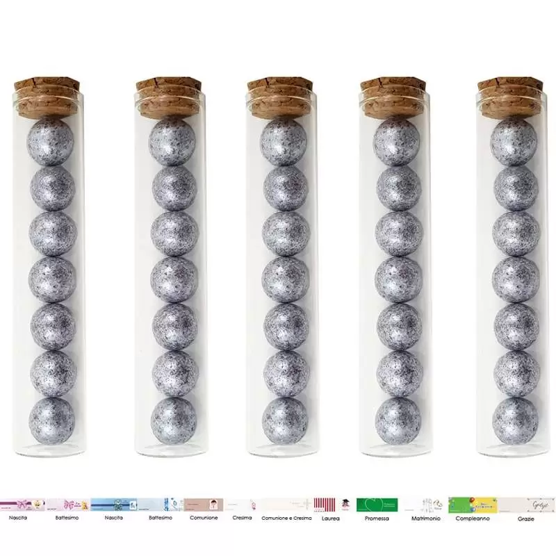 Provette con Boccia sfumati silver