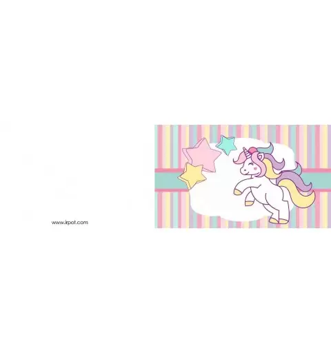 Bigliettini magic unicorn