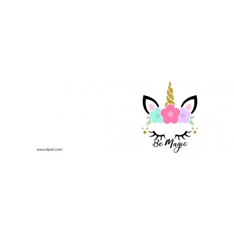 Bigliettini magic unicorn da personalizzare