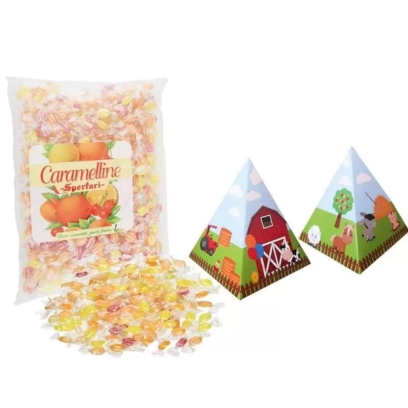 Scatoline fattoria con caramelline