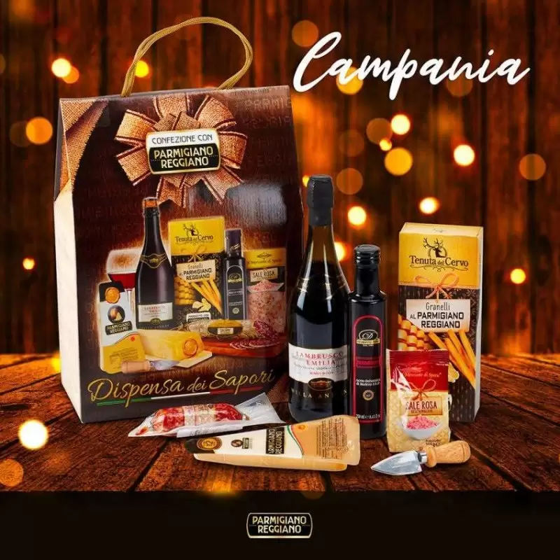 PACCO REGALO NATALIZIO DISPENSA DEI SAPORI