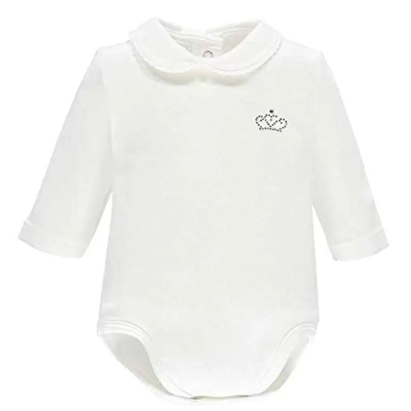 Body bianco manica lunga 6 mesi