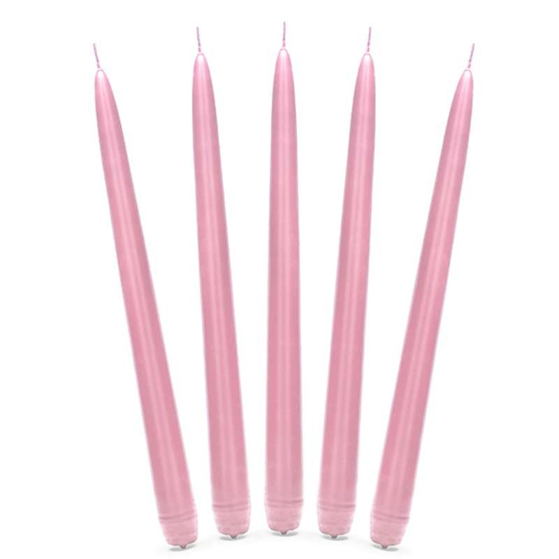Candele rosa coniche