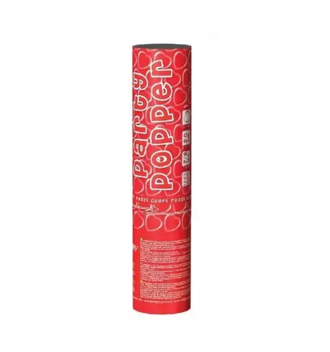 Tubo coriandoli cuori rossi