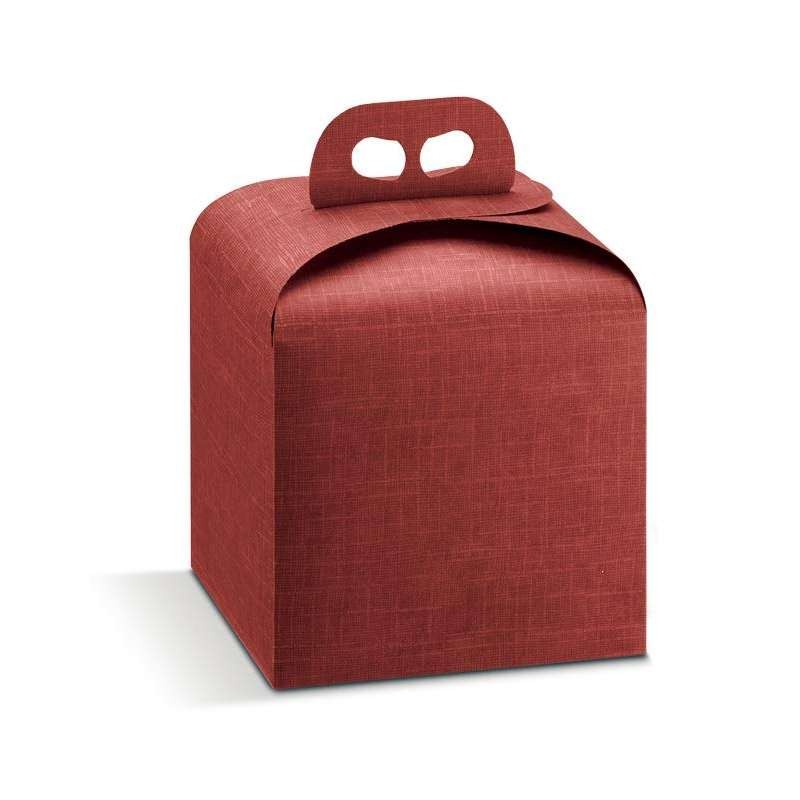 Porta mini panettone bordeaux