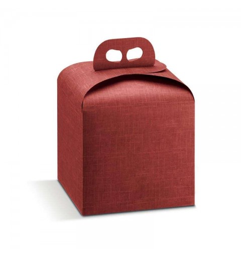 Porta mini panettone bordeaux
