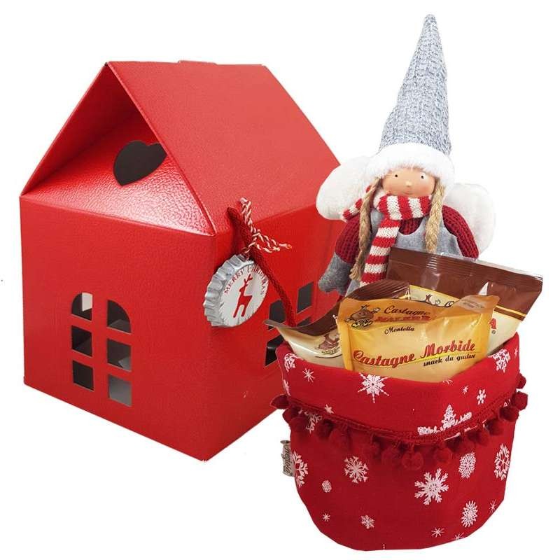 Regalo castagne natalizio