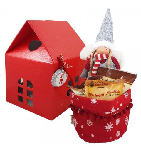Regalo castagne natalizio