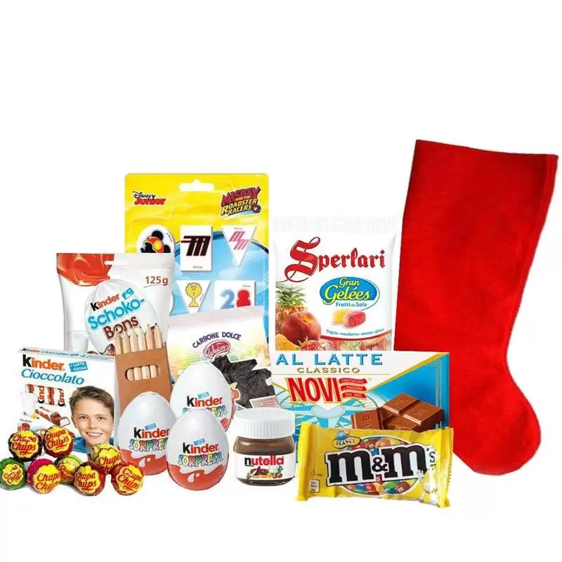 Calza Topolino n.9 Befana fai da te con gommine Michey