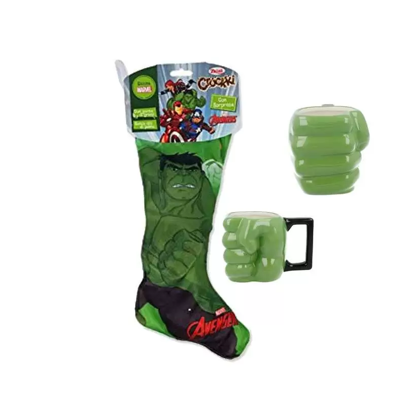 Calza e tazza Hulk