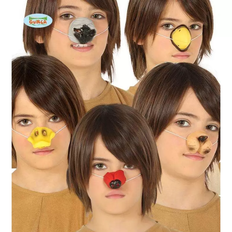 Set da 6 nasi di animali